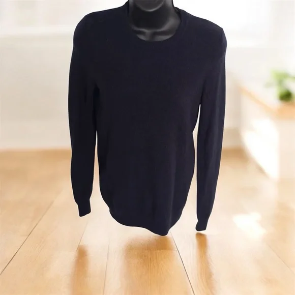 C by Bloomingdale's Women's Blue 100% Cashmere Cardigan Set - Picture 2 of 8